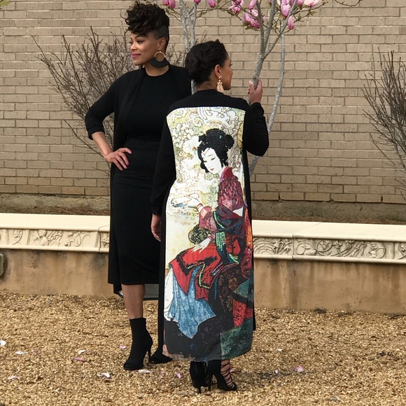 GEISHA KIMONO DUSTER www.nikishaw.com - Picture 2 of 6